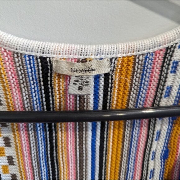 Ecote Tie Up Knit Vest Small - Picture 3 of 4